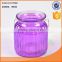 Colored Glass Garden Candle Jar, Tealight Holder