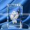 Color Printing Iceberg Design Crystal Photo Frame with Diamond Cutting Border for Baby Shower Gift