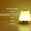 2016 LED colorful wireless smart led light bulb bluetooth speaker with TF card USB flash FM radio