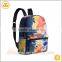 China factory girls fancy travel custom printed cute backpack high school