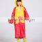 Disposable plastic waterproof kids pvc poncho raincoat