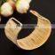 2016 silver stainless steel open cuff bangle bracelets for Women girls jewelry
