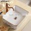 art basin factory wasing basin face wash basin bathroom sink ceramic basin in gold color