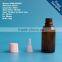 30ml amber glass essential oil bottles with tamper-evident cap