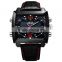 Unique!WEIDE luxury brand men sports watches oversized analog&digital led watch waterproof Japan Miyota men quartz watch /WH2308