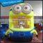 Inflatable Minion Cash Booth, Money Grabber Machine For Promotion