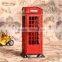 Vintage Wooden Telephone Box Coin Can Decoration
