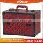 OEM Pvc Empty Sunrise Cosmetic Case with Stand Makeup Case