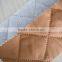 free sample plain color 100% polyester plus polyester wadding non-woven ultrasonic quilting doghouse fabric in stock