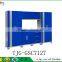TJG-GSC7125 Wholesale Garage Shelves System Storage Cabinets With Silver Diamond Plate Doors