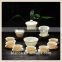 Porcelain Ceramic Type tea set in gaiwan design for cups with sauser