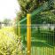Galvanized and PVC Coated Welded Wire Mesh Fence Nylofor 3D Security Fence with peach post