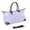 Monogrammable Prep Stripe seersucker weekend bag