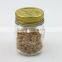 150ml Embossed Mini Glass Jam Jar with Tinplate Lid