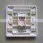 Supply Network Rj45 Wall Outlet 2 Ports Faceplate With Cat6 Keystone Jack