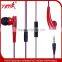 2016 bright color new designed promotion braided wired earbuds for mobile phone