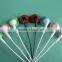 New OEM in-ear black&red earphone cute in-ear headset for girls