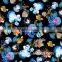 Animal Print Fabric,fabric Flower Painting Designs for Curtain, Umbrella