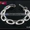 High quality womens ceramic bracelet for ceramic rings & alloy chain