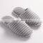 Striped upper TPR outsole comfortable warm indoor slipper woman lady slipper cheap price slippers for women