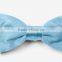 2016 hot selling cheap green smooth polyester satin flashing bow tie for boys