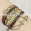Woven fashion wrap love bracelet