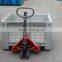 Industrial fork entry plastic pallet box pallet cage with wheels and lid