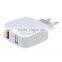 China 2016 New QC3.0 Travel Charger Dual USB 5v 9v 12v QC3.0 Wall Usb Charger for LG Nokia Phone