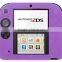 color soft silicone protective cover rubber bumper case for Nintendo 2DS console silicone case