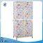 simple child Non-woven corner steel bedroom wardrobe