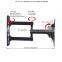 Full motion swivel 360 degree articulating single arm tilt 15 degree LCD LED Plasma tv wall mount for 14" - 32" screen