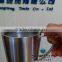 Customized Logo 304 Stainless Steel Double Wall Coffee Cup