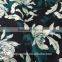 white floral printed silk stretch chiffon fabric for women one piece dress