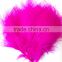 ZPDECOR Fashionable Plume Factory Wholesale Cheap Dyed Hot Pink Fluffy Turkey Marabou Feather for Clothes Decorations