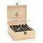 china factory selling christmas display wooden Doterra 5ml 10ml 15ml Essential Oil perfume bottle Storage packaging gift box