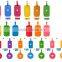 Soft PVC luggage tags with various colors or shape