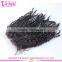 Hot selling afro kinky curly cheap bohemian human hair lace closure with baby hair virgin brazilian remy hair full lace closure
