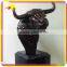 KANO1084 Attractive Decoration Realistic Handmade Bull Head Sculpture