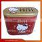 fancy embossed chocolate tin box