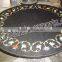 Black Stone Marble Inlaid Pietre Dure CofeeTable Top