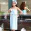 lady blue turkish microfiber bathrobe