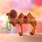 Fabric unstuffed handmade jumping imitation mini plush camel toys