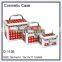 3pcs sets yellow transparent acylic cosmetic case