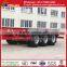 2017 40ft 3 Axle Retractable skeletal Container Semi trailers for Sale