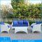 China Supplier Water-proof Synthetic Rattan Patio / Balcony Furniture Sofa Sets