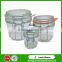 Various Size Foie Gras Glass Jar With Sealed Ring,Food Storage Glass Jar With Metal Clip