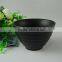 Stocked Cheap Black Ceramic Glazed Soup Bowl For Sale, Big Quantity in Stock With Cheap Price