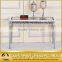 Metal Italian Design Glass Console Table
