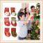 12pcs Christmas Stockings Ornament Hangeing Socks Xmas Tree Decoration Gift Bags