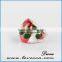 Botanical Resin Jewelry Rings , Handmade Rings with Real Flowers